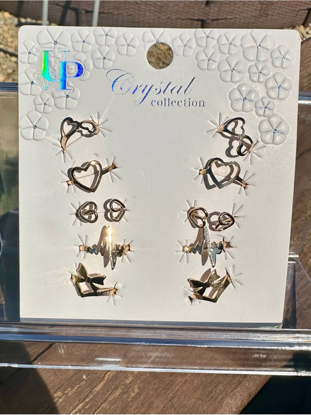 *BUY NOW* Crystal Collection Gold Tone Adjustable/Stackable Rings - Picture 5 of 6
